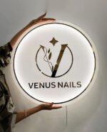 Custom-Acrylic-Backlit-Signs-Clear-Board-Gold-Logo-Acrylic-Sign