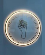 Custom-Acrylic-Backlit-Signs-Clear-Board-Gold-Logo-Acrylic-Sign