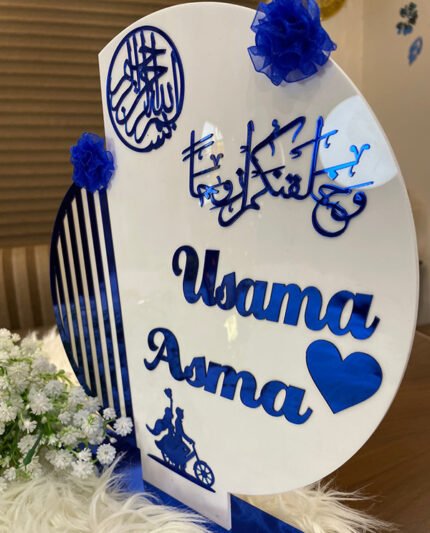 Customized Table Decor for Weddings/Anniversary - Best Gift for Anniversary